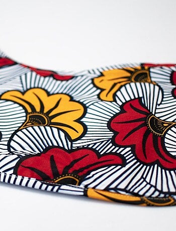 Bavaglino da spalla in wax, fiori di matrimonio | sevira kids | sevira kids