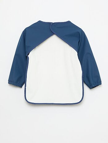 Bavaglino grembiule a maniche lunghe stampato