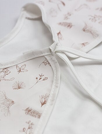 Bavaglino grembiule con maniche lunghe per bambini