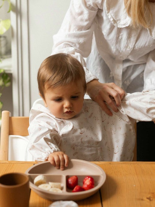 Bavaglino grembiule con maniche lunghe per bambini - Kiabi