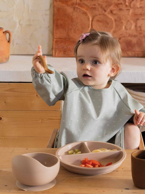 Bavaglino grembiule con recuperatore per bebè - Kiabi