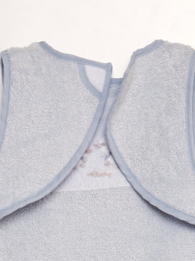 Bavaglino grembiule in spugna BLU - Kiabi