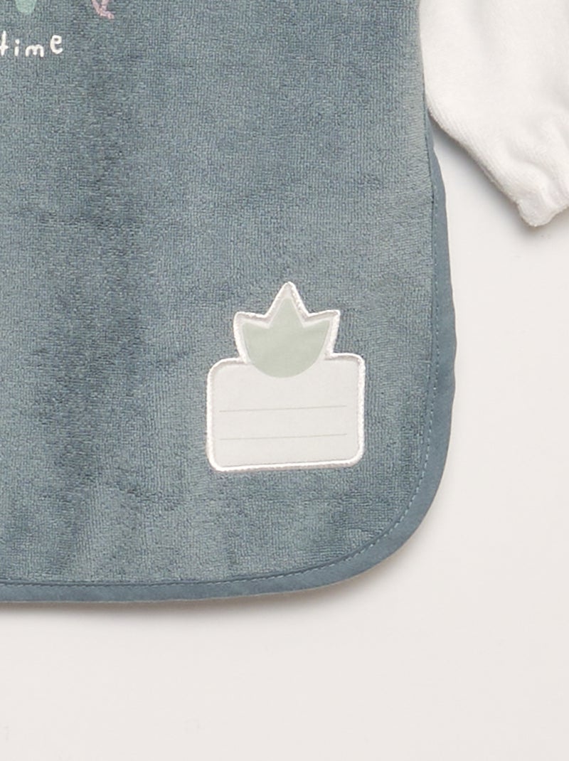 Bavaglino grembiule in spugna VERDE - Kiabi