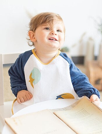 Bavaglino impermeabile a maniche lunghe