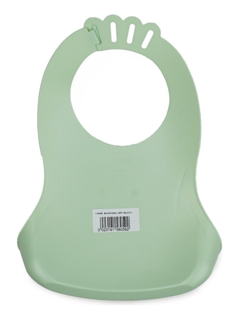 Bavaglino impermeabile Bibou Thermobaby con tasca raccoglitutto Verde - Kiabi