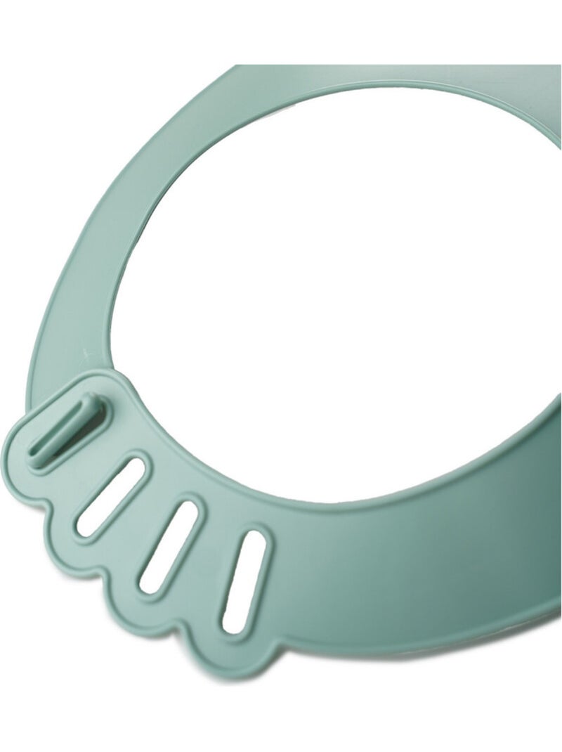 Bavaglino impermeabile regolabile BIBOU Castor Thermobaby con tasca alimentare Verde - Kiabi