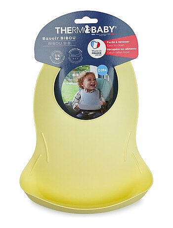 Bavaglino impermeabile Thermobaby BIBOU con tasca raccogli-cibo