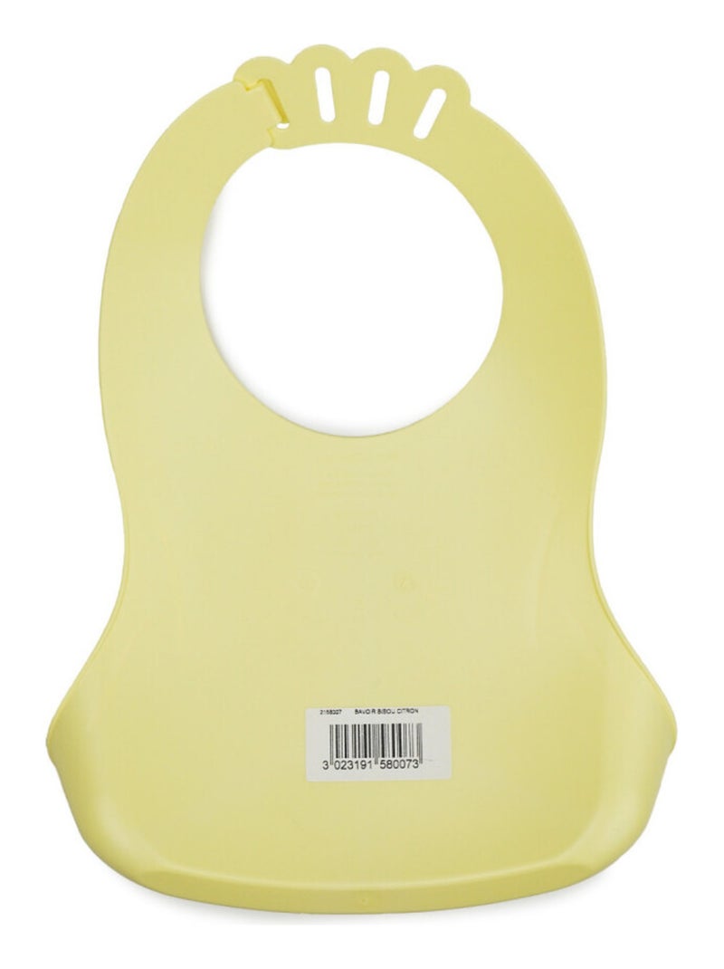 Bavaglino impermeabile Thermobaby Bibou con tasca raccogli-briciole regolabile Giallo limone - Kiabi