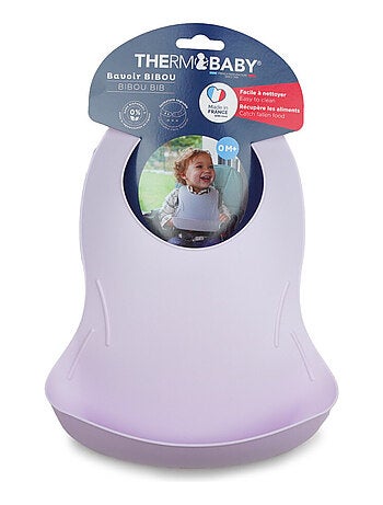 Bavaglino impermeabile Thermobaby BIBOU con tasca raccogli-cibo