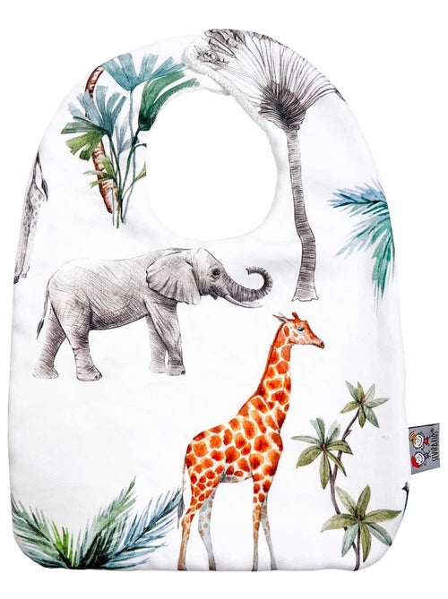 Bavaglino in cotone e spugna, safari | SEVIRA KIDS - Kiabi