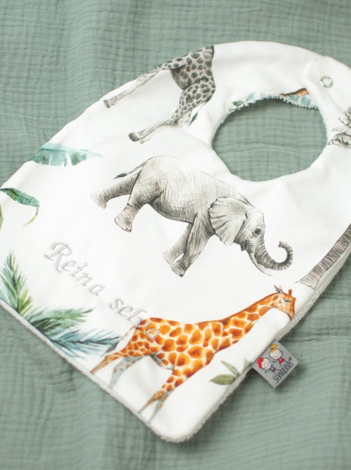 Bavaglino in cotone e spugna, safari | SEVIRA KIDS - Kiabi