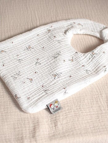 Bavaglino in cotone, melody | sevira kids | sevira kids