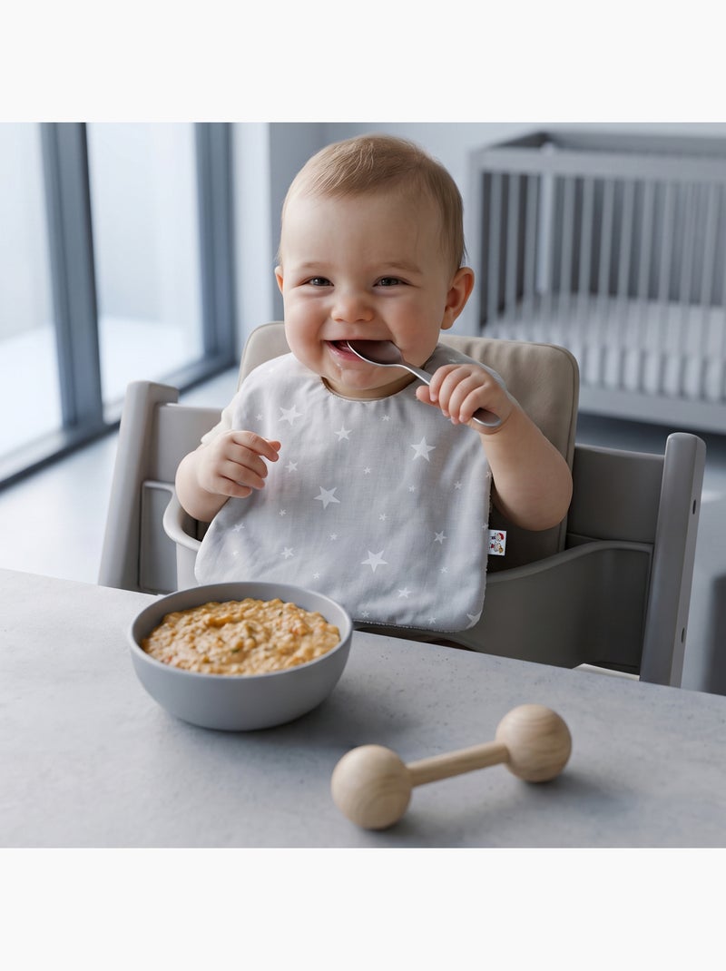 Bavaglino in cotone per bambini | SEVIRA KIDS Grigio - Kiabi