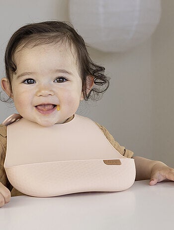 Bavaglino in silicone con raccoglitore, difrax lovi | Difrax