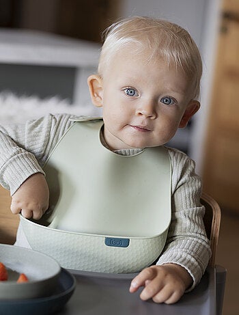 Bavaglino in silicone con raccoglitore, difrax lovi | Difrax