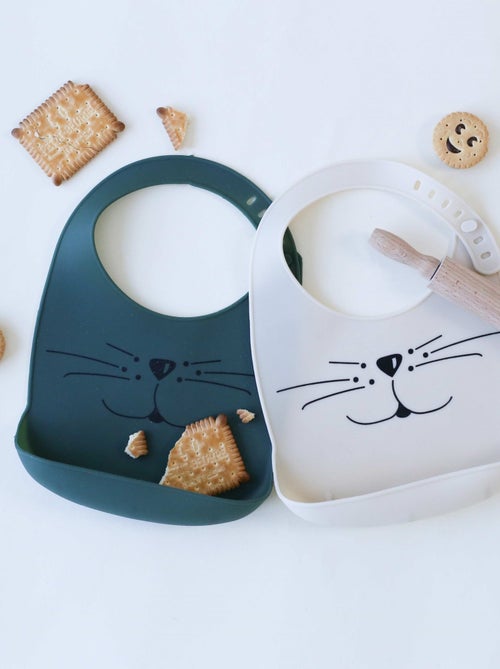 Bavaglino in silicone con raccoglitore - Kiabi