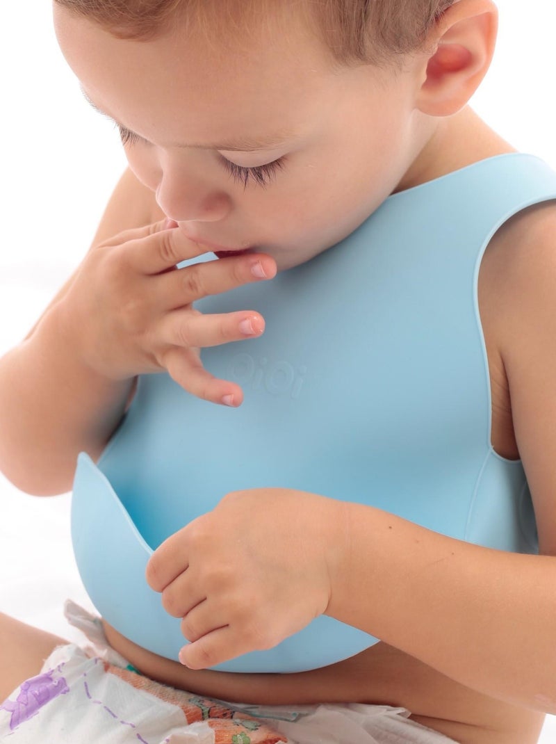 Bavaglino in silicone per neonati | Minikoioi Blu - Kiabi