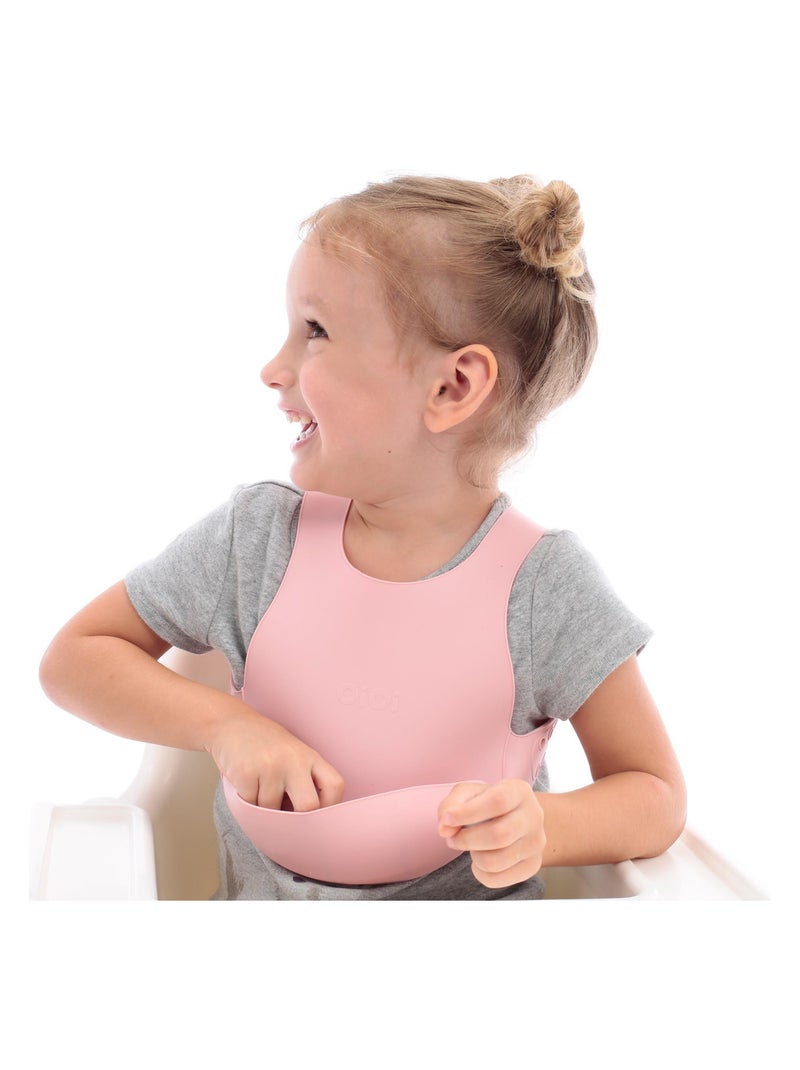 Bavaglino in silicone per neonati | minikoioi | minikoioi Rosa - Kiabi