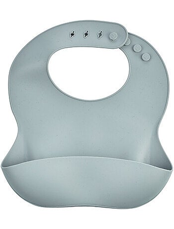 Bavaglino in silicone con raccoglitore di cibo Thermobaby impermeabile