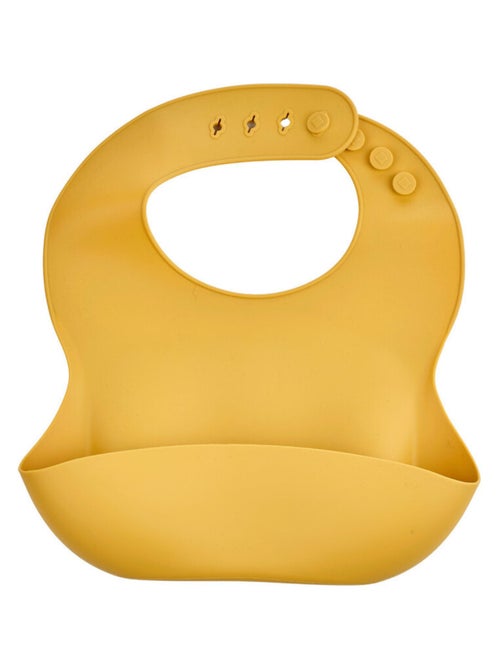 Bavaglino in silicone Thermobaby con tasca raccoglitrice, girocollo regolabile in 4 posizioni - Kiabi