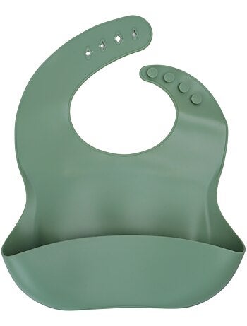 Bavaglino in silicone Thermobaby, set da 2 pezzi, con tasca di raccolta degli alimenti
