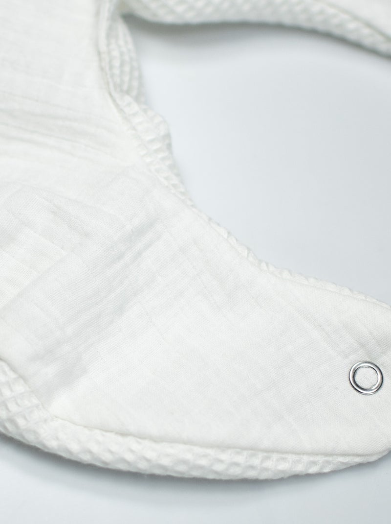 Bavaglino per bambini in cotone a nido d'ape | sevira kids | sevira kids Ecru - Kiabi
