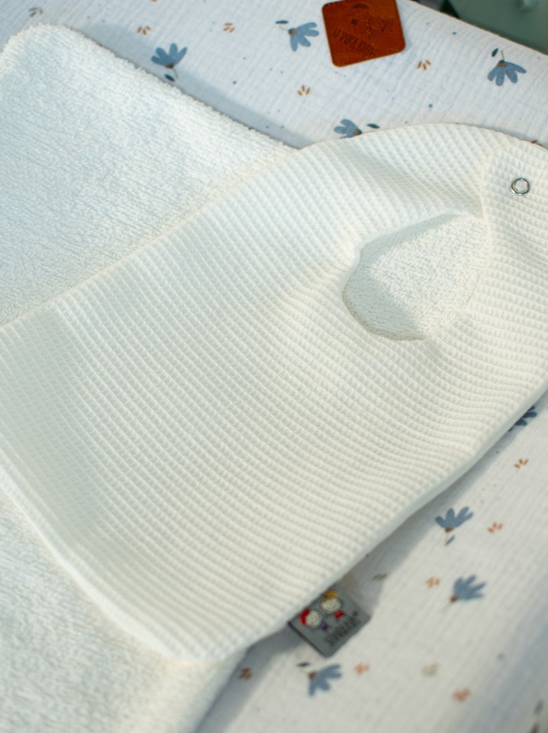 Bavaglino per bambini in cotone a nido d'ape | sevira kids | sevira kids Ecru - Kiabi