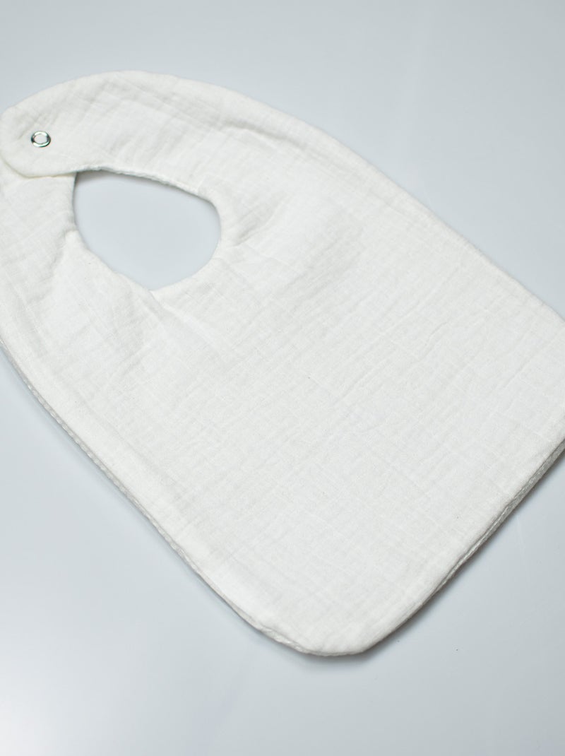 Bavaglino per bambini in cotone a nido d'ape | sevira kids | sevira kids Ecru - Kiabi