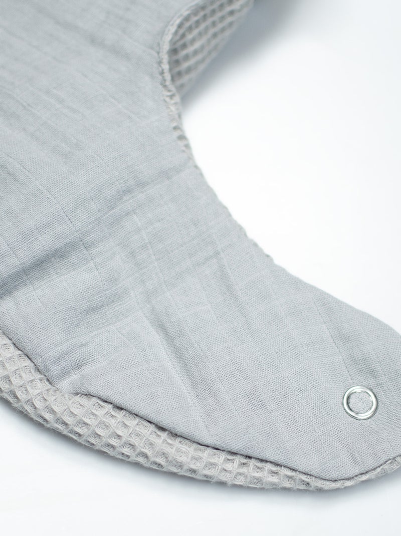 Bavaglino per bambini in cotone a nido d'ape | sevira kids | sevira kids Grigio - Kiabi