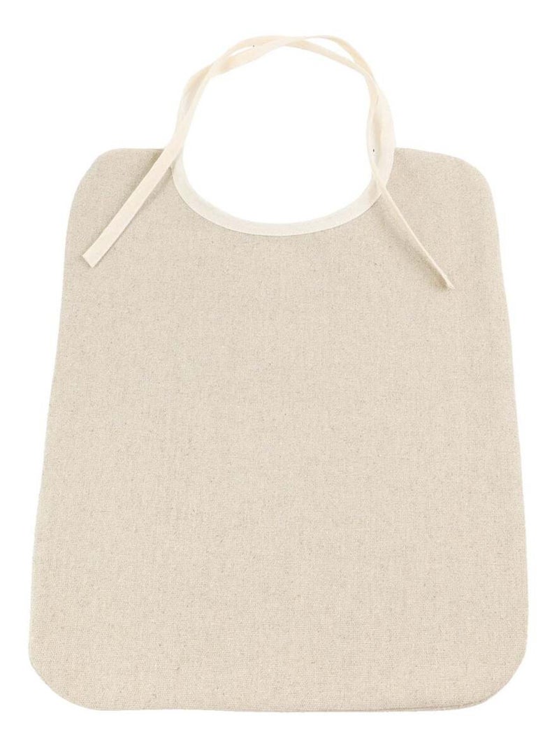 Bavaglino per bambini in lino naturale al 100% LINELLE Beige - Kiabi