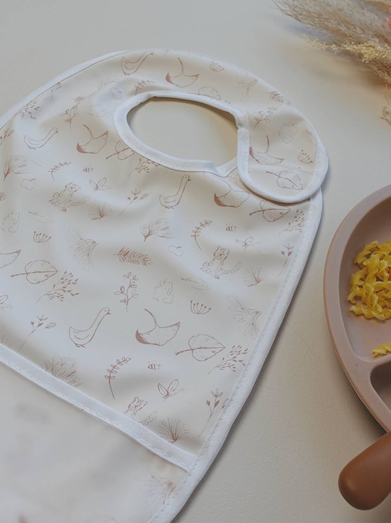 bavaglino per neonati con tasca Bianco - Kiabi