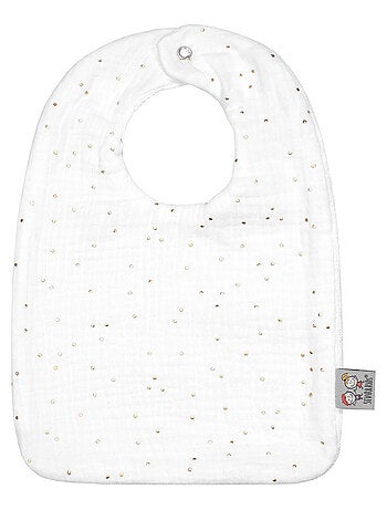 Bavaglino per neonato in mussola di cotone | sevira kids | sevira kids