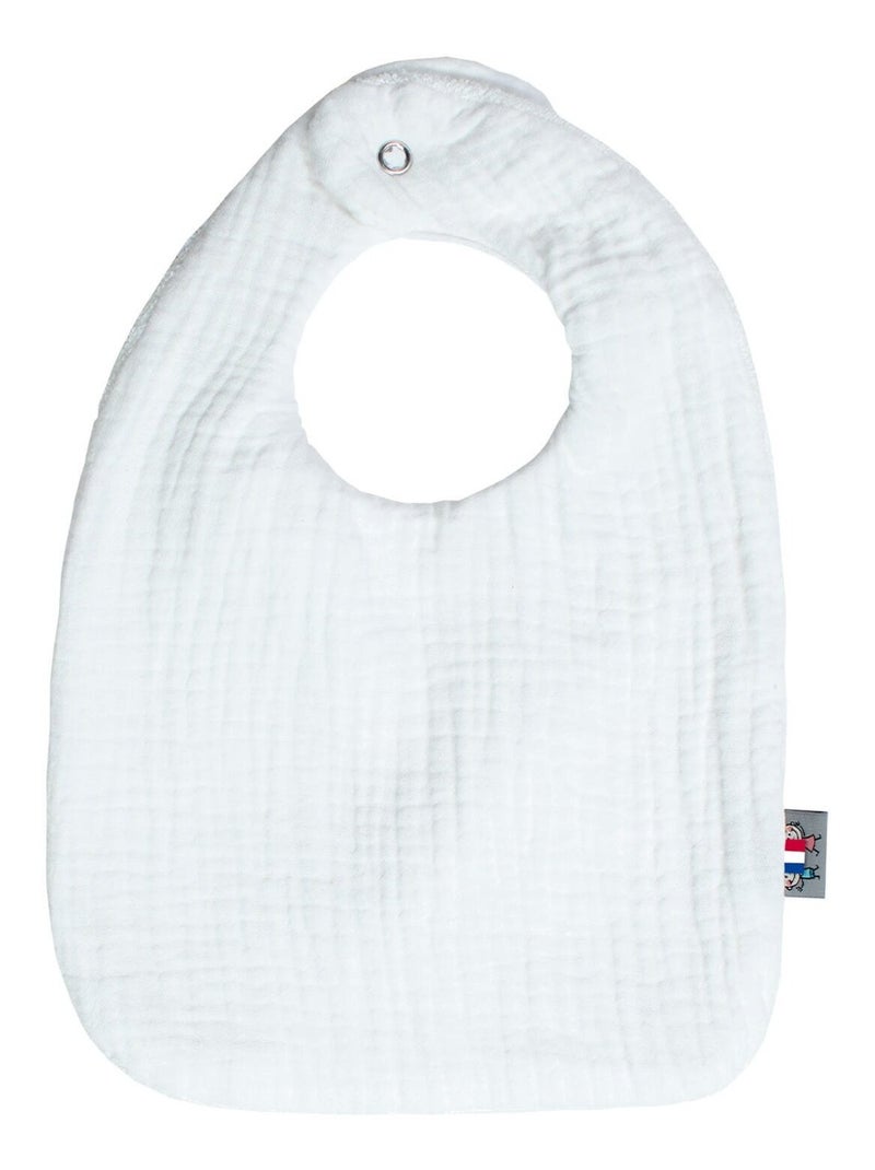 Bavaglino per neonato in mussola di cotone | sevira kids | sevira kids Bianco dorato - Kiabi