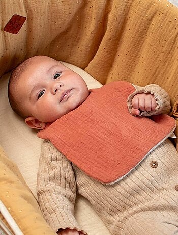 Bavaglino per neonato in mussola di cotone | sevira kids | sevira kids