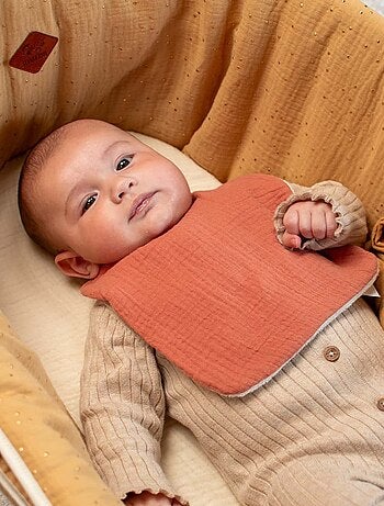 Bavaglino per neonato in mussola di cotone | sevira kids | sevira kids