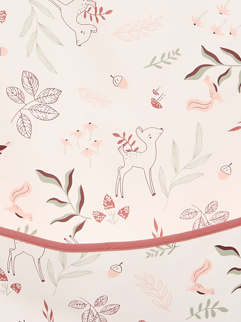 Bavaglino plastificato 'Petit Béguin' Rosa - Kiabi