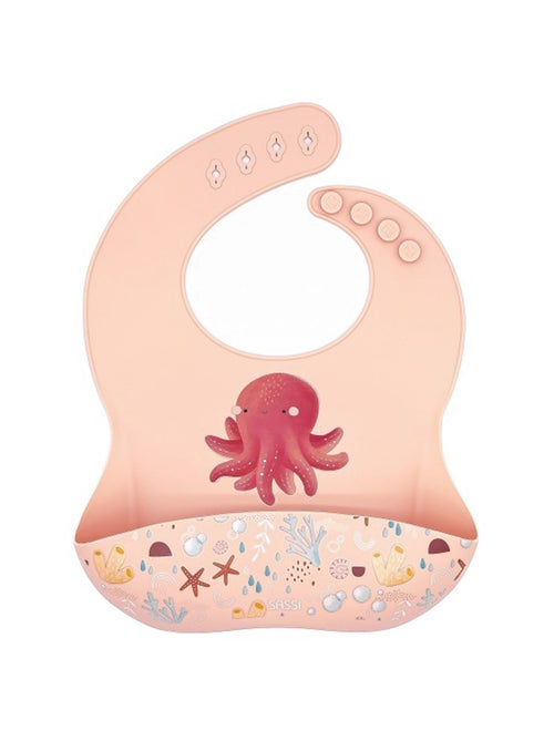 Bavaglino raccoglitore in silicone - animali | sassi junior - Kiabi