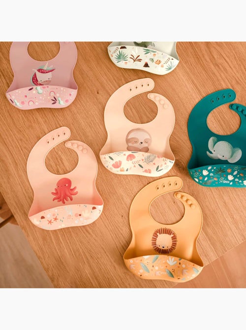 Bavaglino raccoglitore in silicone - animali | sassi junior - Kiabi