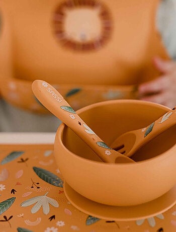 Bavaglino raccoglitore in silicone - animali | Sassi Junior