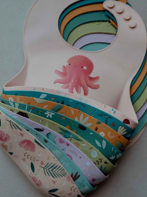 Bavaglino raccoglitore in silicone - animali | Sassi Junior - Kiabi