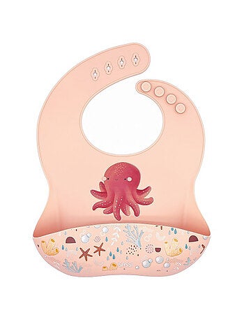 Bavaglino raccoglitore in silicone - animali | sassi junior | sassi junior