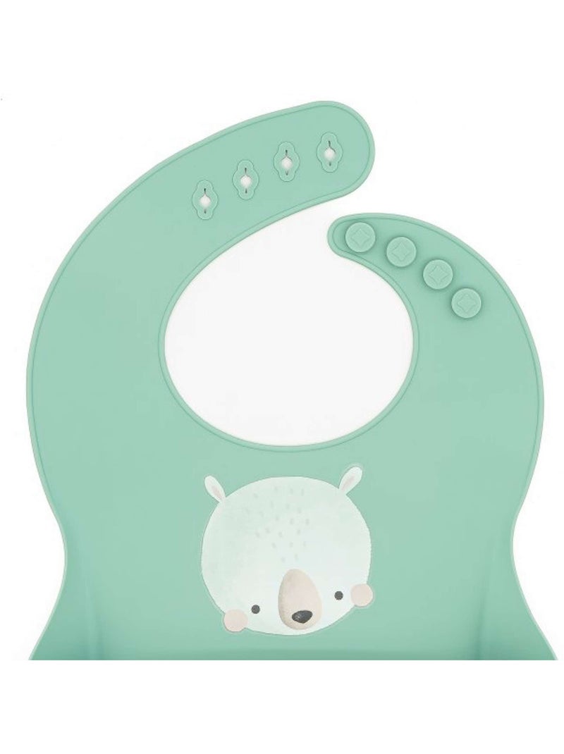 Bavaglino raccoglitore in silicone - animali | sassi junior | sassi junior Blu - Kiabi