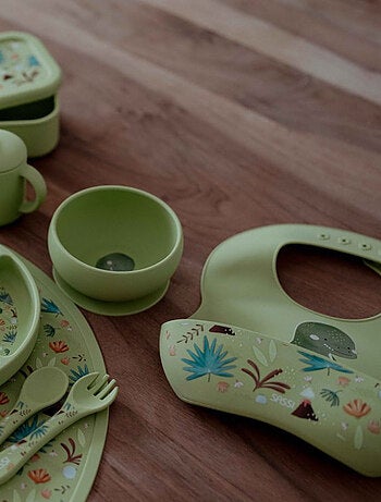 Bavaglino raccoglitore in silicone - animali | Sassi Junior