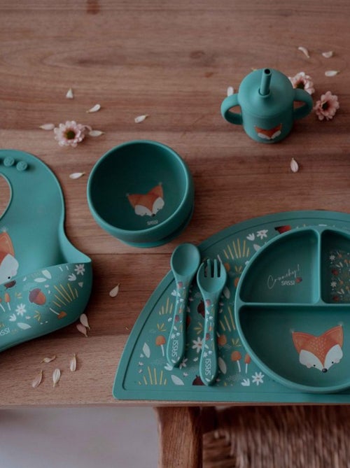 Bavaglino raccoglitore in silicone - animali | Sassi Junior - Kiabi