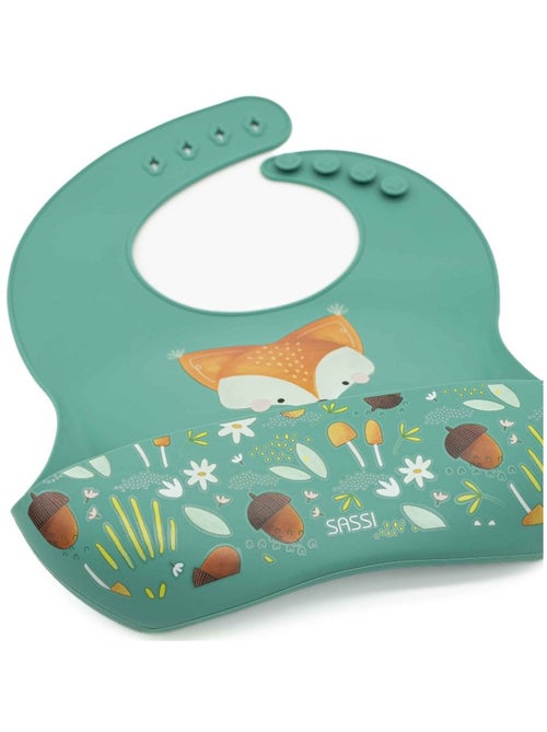 Bavaglino raccoglitore in silicone - animali | Sassi Junior - Kiabi