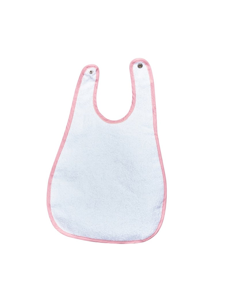 Bavaglino rivestito in plastica con vaschetta di - SAUTHON Bianco Rosa - Kiabi