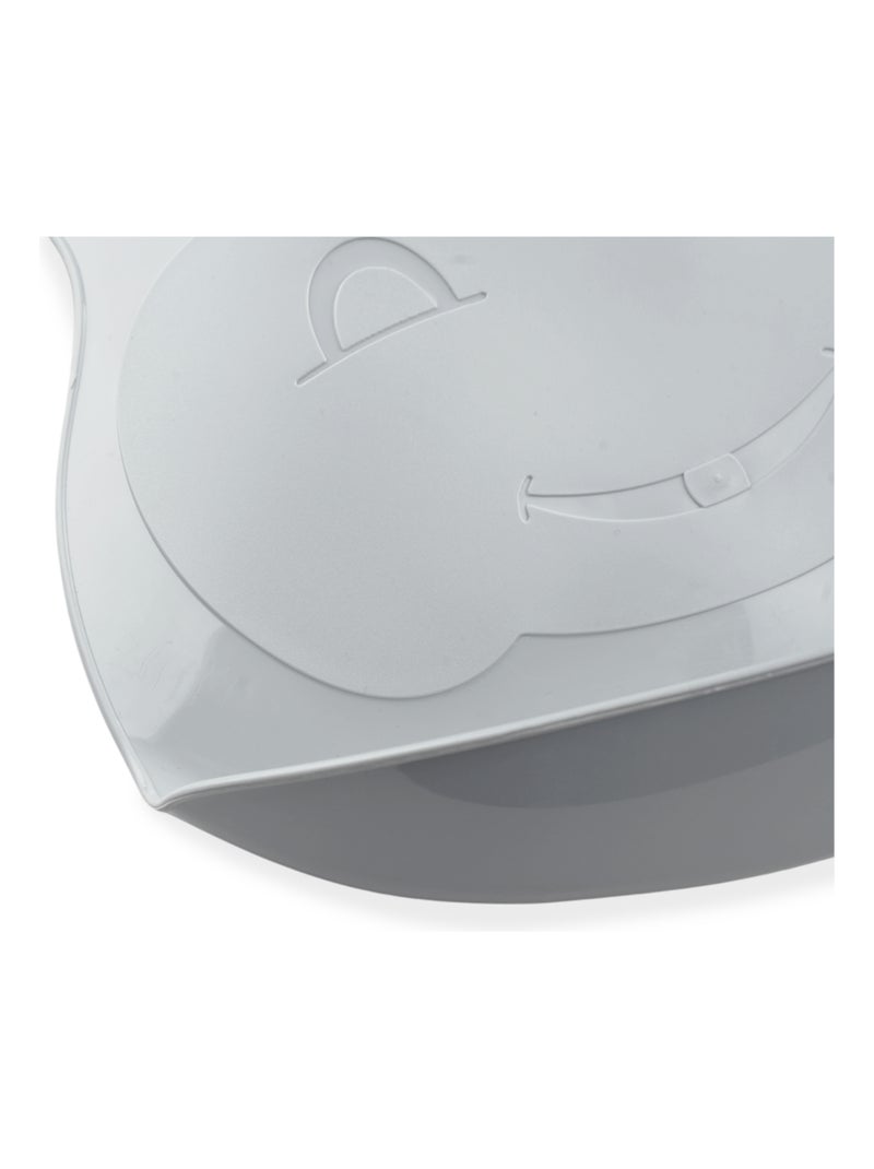 Bavaglino semi-rigido impermeabile con serbatoio raccoglitore Thermobaby Grigio - Kiabi