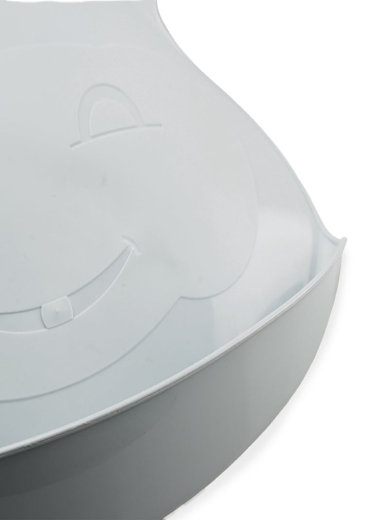 Bavaglino semi-rigido impermeabile con serbatoio raccoglitore Thermobaby Grigio - Kiabi