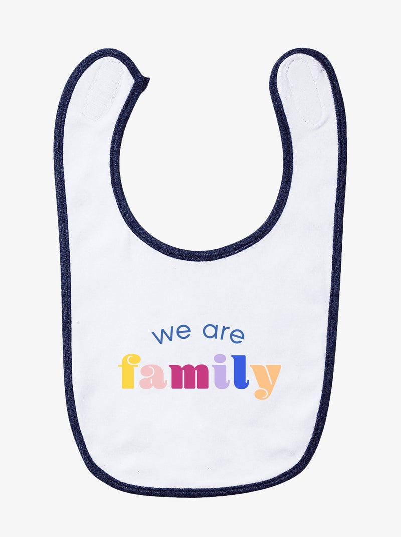 bavaglino WE ARE FAMILY Bianco - Kiabi