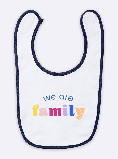 Bavoir WE ARE FAMILY - Kiabi